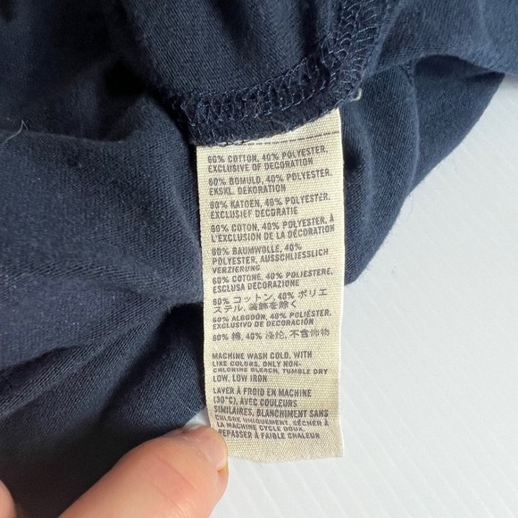 Abercrombie & Fitch Navy Blue Tropical
Floral Knit V Neck Size Medium - Picture 11 of 14